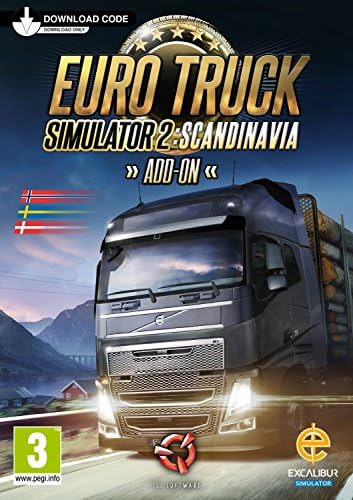 Simulador de caminhão do Euro Mortents 2 - Conclusão da Escandinávia