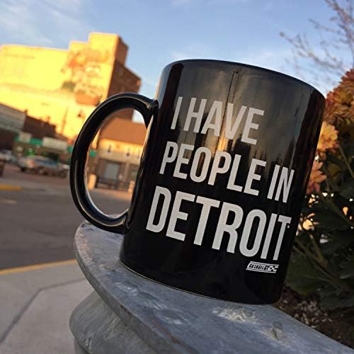 Eu tenho pessoas em caneca de cerâmica de Detroit