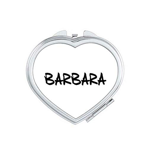 Handrobriação Especial Nome em inglês Barbara Mirror Travel Magnification Portable Handheld Pocket Makeup