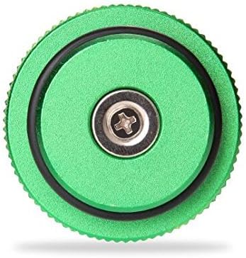 Substituição de tampa de combustível verde de alumínio de alumínio para Ram Cummins com peças automáticas magnéticas