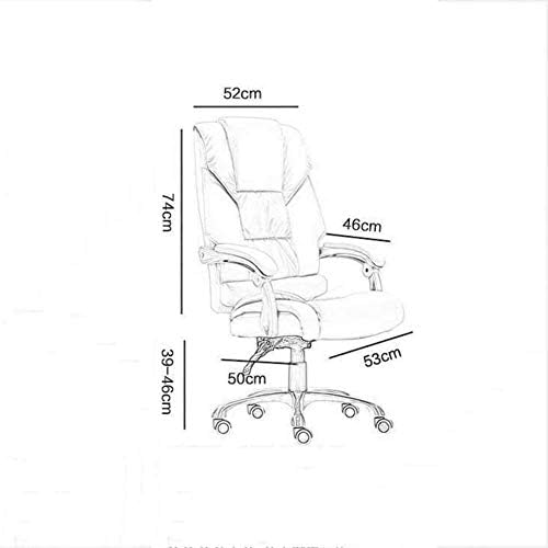 Presidente do escritório MCH Executive Recline Giration Chair pode deitar, Cadeira de escritório ergonômico Padrista PU