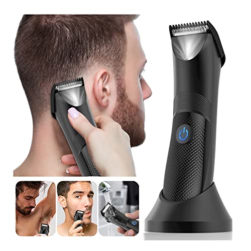 Mens barba aparador de cabelo sem fio armário de cabelo aparador detalhado para homens kit de corte de cabelo kit masculino