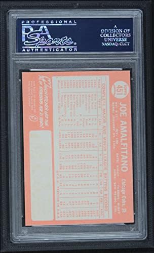 1964 Topps # 451 Joe Amalfitano Chicago Cubs PSA PSA 8,00 Cubs