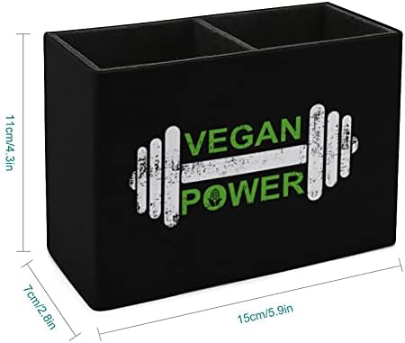 Nudquio vegan Power PU PU CALEY LAVENCIDOR REMOTO Organizador da caixa de contêiner para escritório em casa