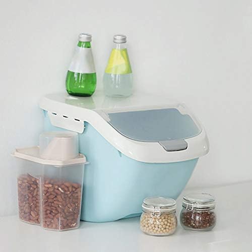 Caixa de armazenamento de arroz de 6 kg Dispensador de cereal flip lid alimentos organizador de contêiner Rice Rice Organizer