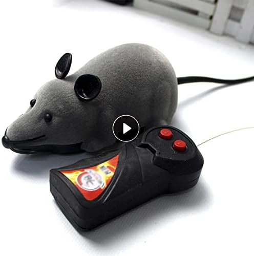 Oallk Plush Mouse Motor Mecânico Rato Rato sem fio remoto Rat Kitten Novelty Funny Petties Pets Pets Gream Cat Toys
