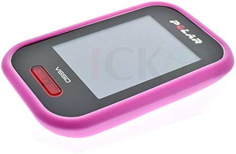 Novo capa de borracha de silicone para proteger a pele rosa para treinamento de ciclismo GPS Polar V650