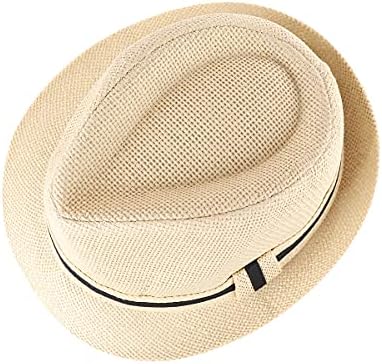Westend Unisisex Summer Wide Brim Fedora - Chapéus para homens e mulheres + Chapéus e chapéus de palha do Panamá