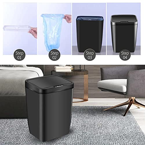 CXDTBH Lixo automático sem toque pode ser um lixo inteligente do sensor de movimento de indução pode reciclar lixo de lixo de lixo de cozinha