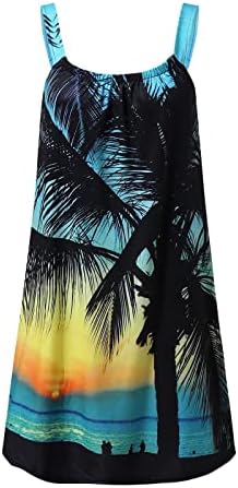Mini vestido de praia para mulheres de verão cami sol vestidos femininos havaí férias impressas férias soltas vestidos soltos