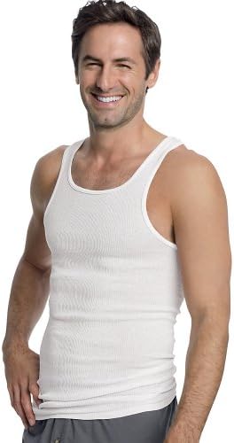 Hanes Men 12pack White A-Shirts Tagless sub-camisetas tanques de tanques de tanques