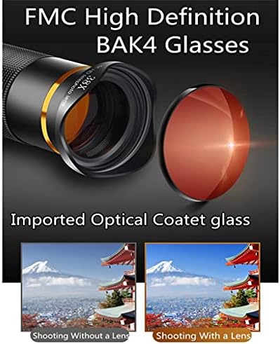 Lente de lente de telecopeio bbsj 4k lente de câmera de telefoto universal para smartphone kit de lente móvel incluir tripé
