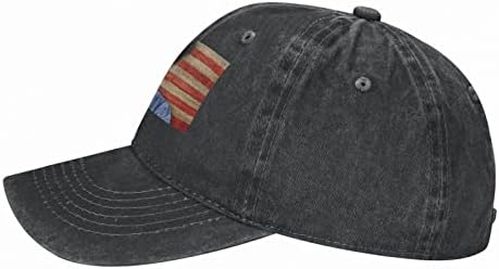 Capas de beisebol jeans para homens/mulheres para George ou Strait Baseball Cap Ajuste Classic Youth Cap Hat Black Black
