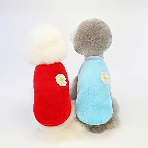 Smalllee_lucky_store suéter de lã de animais de estimação para cães pequenos gato menino menino aconchegante camisa de pulôver