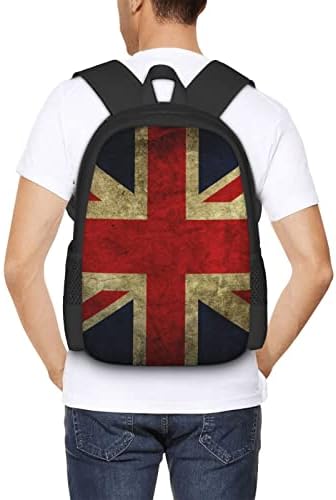 AseeLo British Flag School Backpack Large College Backpack Backpack Casual Livro Travel Daypack For Girls meninos adolescentes