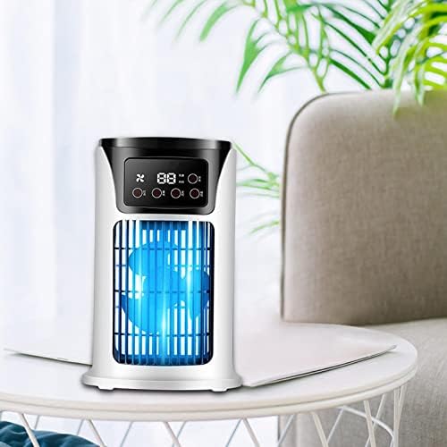 Ieudns portátil ar condicionado evaporativo refrigerador de ar pessoal 6 velocidade de vento ventilador de resfriamento de água USB, ventilador de resfriamento de ar para o dormitório da área de trabalho em casa