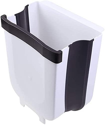 Lata de lata de lixo aalinaa para a porta do armário de vaso sanitário de cozinha, lixo pendurado na lixeira lixo montado na parede para lixo de cozinha de armazenamento de banheiro lixo