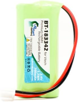 2 Pacote - Substituição para Radioshack 43-338 Bateria - Compatível com a bateria do telefone sem fio RadioShack