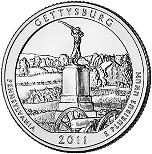 2011 P Bu Gettysburg Pennsylvania National Park NP Quarter Choice