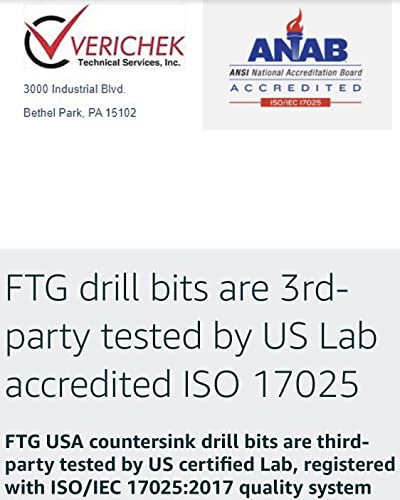 FTG USA Countersink Drill Bit Bit Set 6 PC Contrilhando Drill Bit468101214 Bits de broca cônica com uma broca de conexão