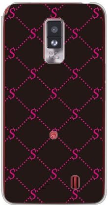 Second Skin S Monogram Black X Pink Design por ROTM/para Optimus LTE L-01D/DOCOMO DLGL1D-PCCL-202-Y349