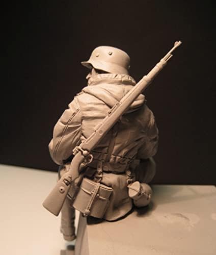 Goodmoel 1/16 com tema militar da Segunda Guerra Mundial Soldado Alemão Soldier Resina Modelo Kit / Soldado Iniquamente e