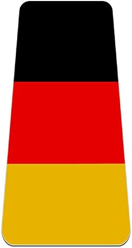 SIEBZEH NACIONAL ALEMANHA Bandeira preta de amarelo vermelho premium de ioga grossa MAT ECO AMICIONAL DE RORBO