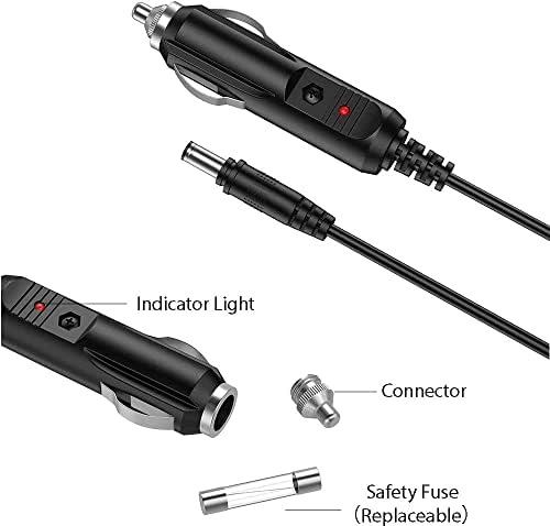 Adaptador de carregador de carro DC de carro para Cobra GPS 7750 7700 Cabo de alimentação GPS de caminhão GPS Cordão