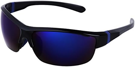 Óculos de sol esportivos polarizados para homens para homens de beisebol Pesca de golfe de bicicleta