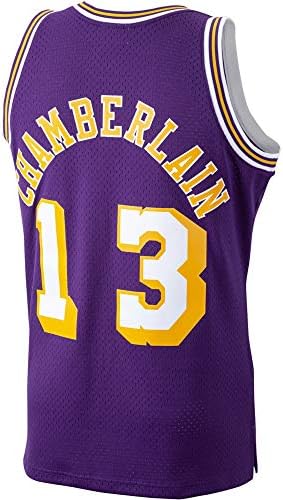 Wilt Chamberlain Los Angeles Lakers 1971-72 Swingman Purple Replica Jersey