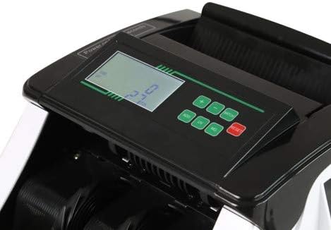 Máquina de contador de dinheiro masmars com 3 exibições de tamanho pequeno e sistema de alarme