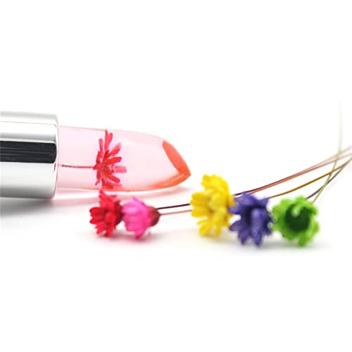 Limsky Electric Glow Lipstick hidratante 6 Color Jelly Chelly Temperature Flowers Flores secas Lipstick Alteração