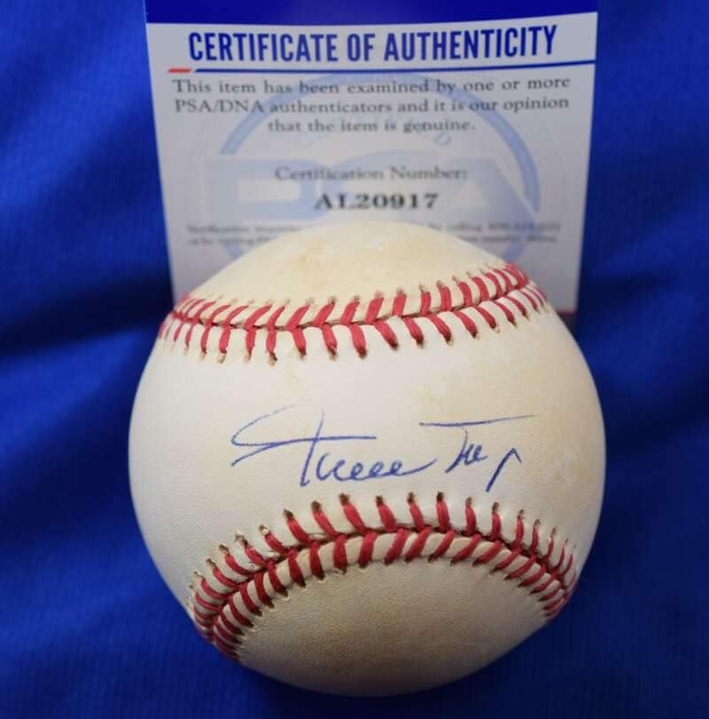 Willie Mays PSA DNA CoA Autograph National League ONL Assinou Baseball 3
