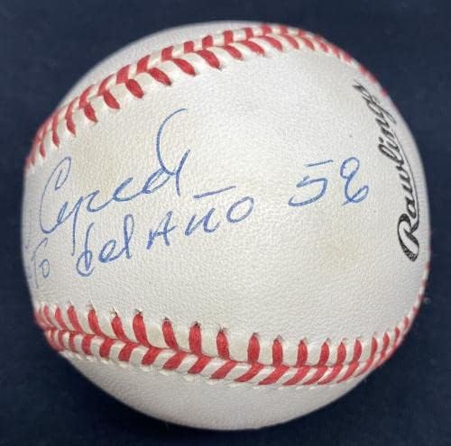 Orlando Cepeda Novato del Ano 59 JSA assinado de beisebol - bolas de beisebol autografadas