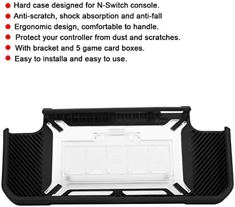 Case duro do console de jogo, 5 caixas de jogo de jogo Bag de armazenamento de host para acessórios para interruptores