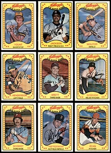 1981 Kelloggs Baseball Complete Conjunto Ex/Mt+