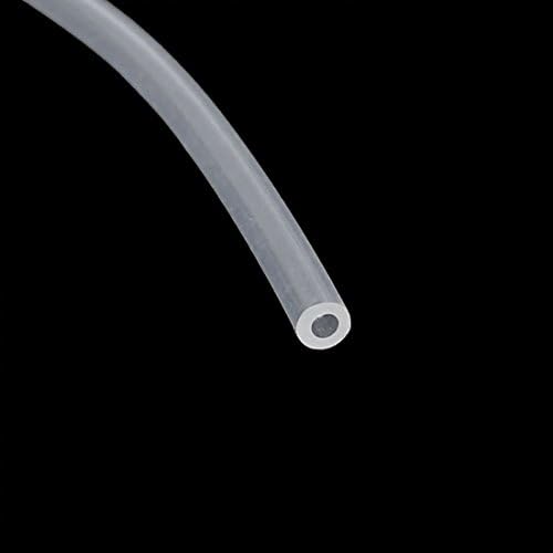 Aexit 1,6 mm x Gerenciamento do cordão 3,2 mm PTFE Tubo de tubo transparente Tubo 1 metro 3,3 pés para a impressora de mangas de cabo