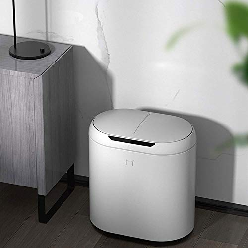 N/Um lixo impermeável inteligente pode lixo elétrico simples com lixo de indução de tampa lata de indução, perfeita para casa, cozinha, lixo de escritório para o quarto