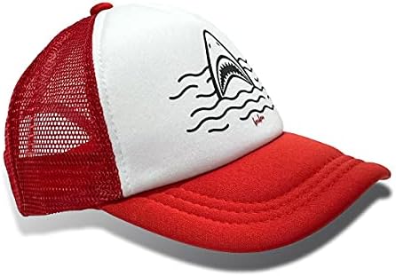 Baby, Criança, e Kids Trucker Hat - Shark no Red Hat
