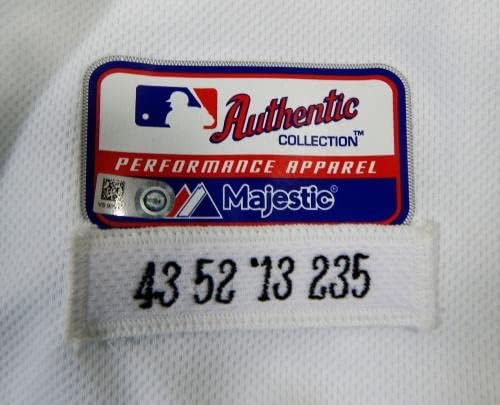 2013 Detroit Tigers Bruce Rondon #43 Jogo emitido White Jersey 52 DP20779 - Jogo usada MLB Jerseys