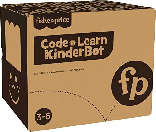 Fisher-Price Price Pré-escolar Código de brinquedos de aprendizado ‘N Learn Kinderbot Electronic Robot com Lights & Games por idades