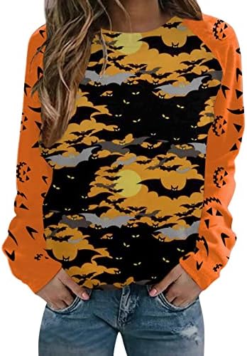 Roupas de outono feminino: camisetas femininas Faixa solta 3/4 camisas de manga Casual Tops redondos pescoço confortável blusas macias
