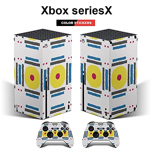 Caixa de proteção contra adesivos de capa do controlador Xbox Seriesx, geometria xbox sériex pacote completo pacote de