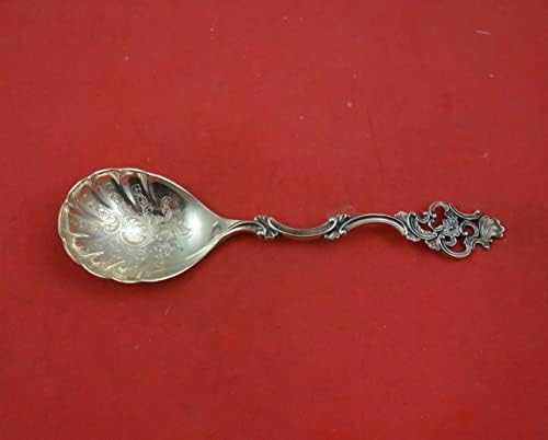Oldemor por Th. Marthinsen Norwegian Sterling Silver Preserve Spoon 6 3/4