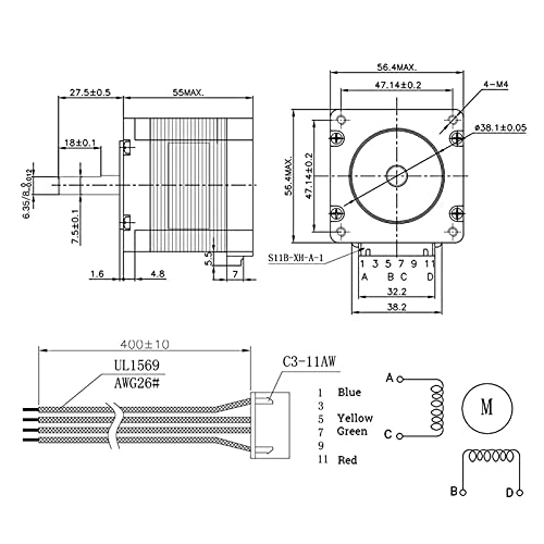 3D Impressora CNC Kit Escudo Motor de passo Driverma Professional 23 interruptor de limite do motor de passo TB6600 DC9-40V PARTES