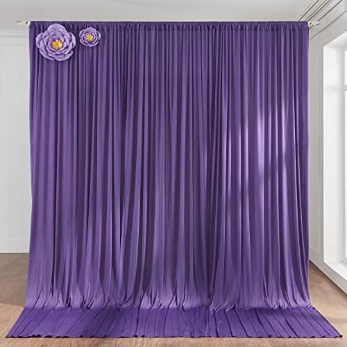 Cortina de cortina de pano de fundo empoeirada rosa 20x10 pés de grossa cortinas de casamento de festas de festa para festas