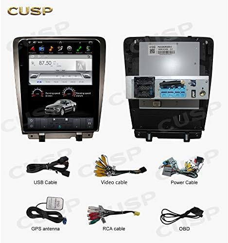 CUSP 12,1 polegadas Android Car GPS de rádio estéreo para Ford Mustang 2010-2014 Multimídia de navegação PX6 4G+32G