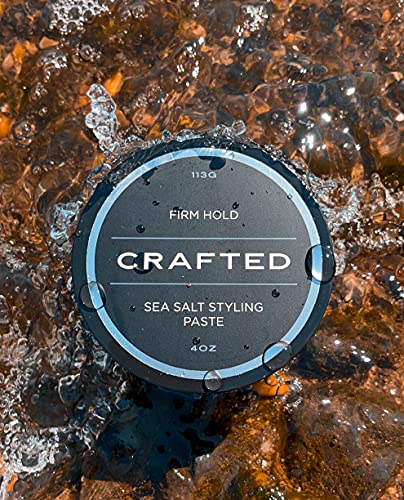 A pasta fosca de sal marinho criada por Salonguy - pasta de textura e volume, espera firme, artesanal para todos os tipos