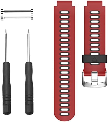 Puryn Soft Silicone Strap Substacement Watch Band para Garmin Forerunner 735XT/235/620/630 Relógio