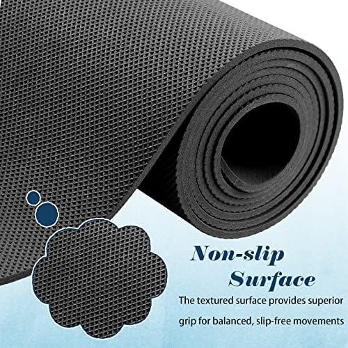 10 Pack Yoga tapetes a granel, 68 '' x 24 '' x 4mm de tapetes de ioga de espessura para crianças e tapetes de ginástica adultos